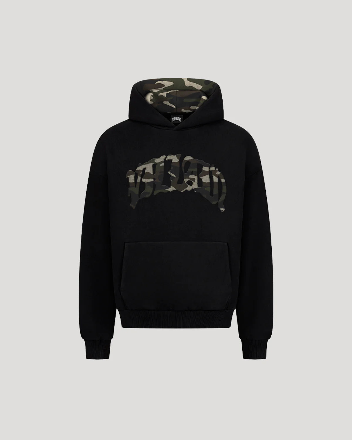 SCRIPT HOODIE LIGHT GREY