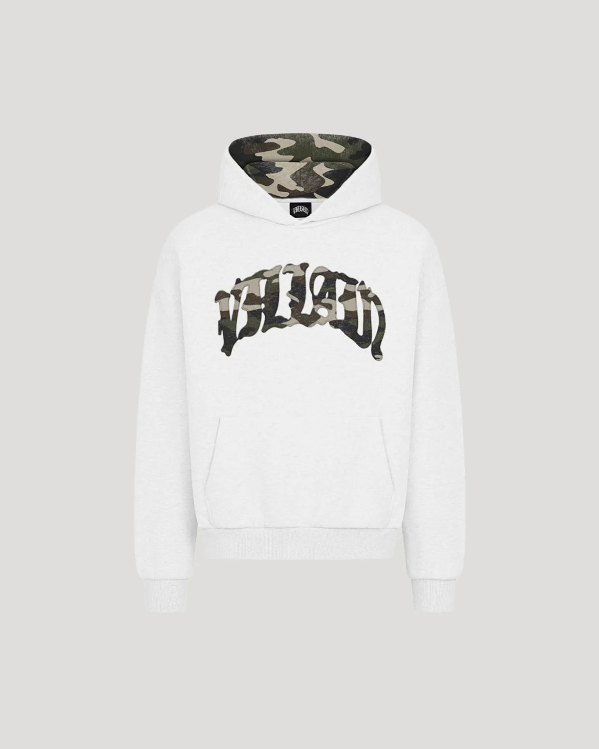 Script Hoodie Light Grey